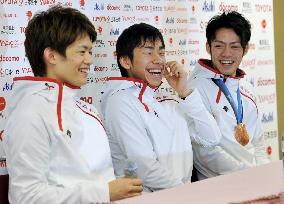 Takahashi, Oda, Kozuka give press conference