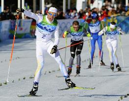 Hellner wins Olympic 30-km pursuit