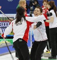 Japan beats Russia in women's curling game
