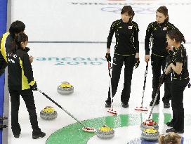 Japan defeated by Germany in women's curling game
