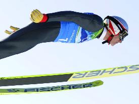 Austria wins Olympic men's ski jumping team event