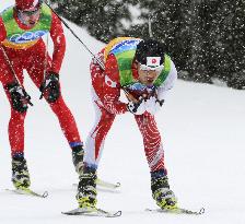 Japan finishes 6th in Nordic combined team event