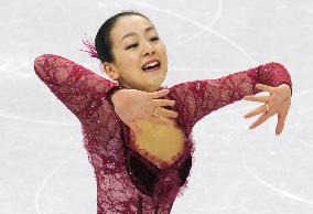 Asada finishes 2nd in women's short program