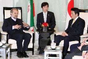 Japan tells Iran's parliament speaker to stop enrichment activities