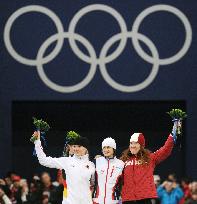 Women's 5,000m speed skating medalists