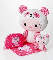 Hello Kitty gets pink Panda look