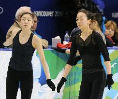 Japan's Asada, S. Korea's Kim prepare for free program