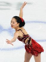 Suzuki finishes 8th in women's figure skating