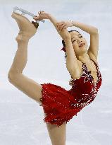 Suzuki finishes 8th in women's figure skating