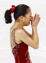 Suzuki finishes 8th in women's figure skating