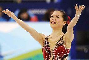 Suzuki finishes 8th in women's figure skating