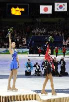 Kim, Asada celebrate at Vancouver Olympics