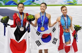 Medal-winning figure skaters at Vancouver Games