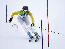 Germany's Riesch wins women's slalom in Alpine skiing