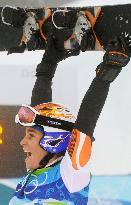 Dutchwoman Sauerbreij wins gold in parallel giant slalom