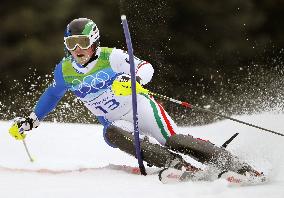 Italy's Razzoli wins gold in men's Alpine skiing slalom