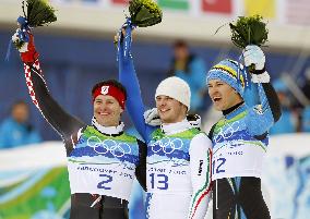 Men's Alpine skiing slalom medalists
