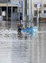 Tsunami reach Japan's Pacific side