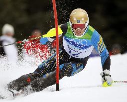 Sweden's Myhrer wins bronze in men's alpine skiing slalom