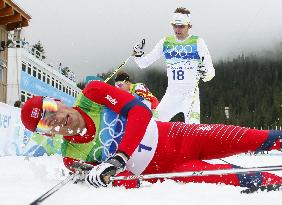 Norway's Northug wins men's 50km cross country skiing