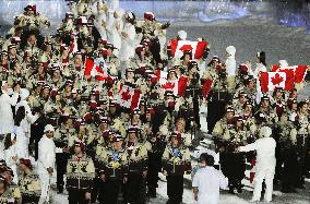 Closing ceremony for Vancouver Winter Olympics