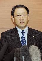 Toyoda mum on fix over oil leakage, undecided on Europe visit