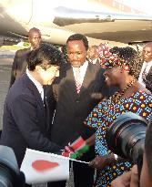 Japanese crown prince arrives in Nairobi