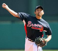 Braves Saito allows 3 runs in one inning against Mets