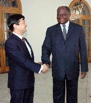 Japanese crown prince meets with Kenyan president