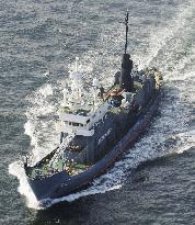 Sea Shepherd member arrested for whaling ship trespass
