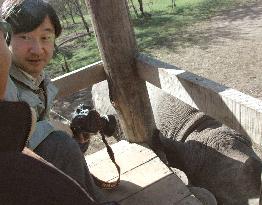 Japan prince visits Kenyan game reserve