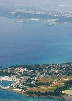 U.S. Navy's White Beach base in Okinawa