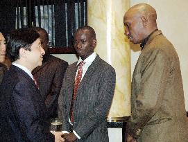 Japan crown prince in Kenya