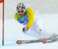 Germany's Schonfelder wins men's giant slalom standing event