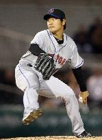 Takahashi solid again in spring training game