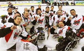 Japan wins silver in ice sledge hockey at Vancouver Paralympics