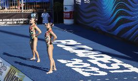 Artistic swimming: World championships in Budapest