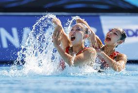 Artistic swimming: World championships in Budapest