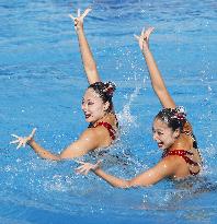 Artistic swimming: World championships in Budapest