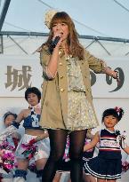 Suzanne promotes her hometown of Kumamoto