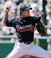 Atlanta Braves' Kawakami pitches against N.Y. Yankees