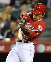 L.A. Angels' Matsui 1-for-3 against San Diego Padres