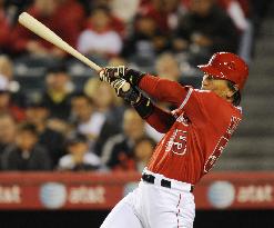 L.A. Angels' Matsui 1-for-3 against San Diego Padres