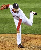 Red Sox's Okajima plays in season opener