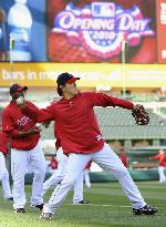 Angels' Matsui ready for opening game against Twins