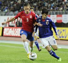 Japan suffer crushing defeat to Serbia