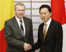 Japan, Belgium agree to boost economic ties