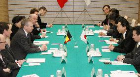 Japan, Belgium agree to boost economic ties