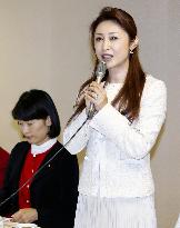 Actress Mihara expresses willingness to run in election