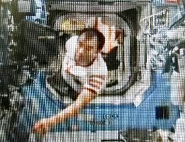 Japanese astronaut installs module on space station